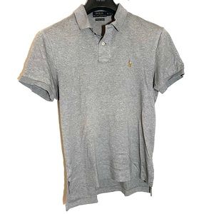 Polo Ralph Lauren Polo Shirt Grey Medium Pima